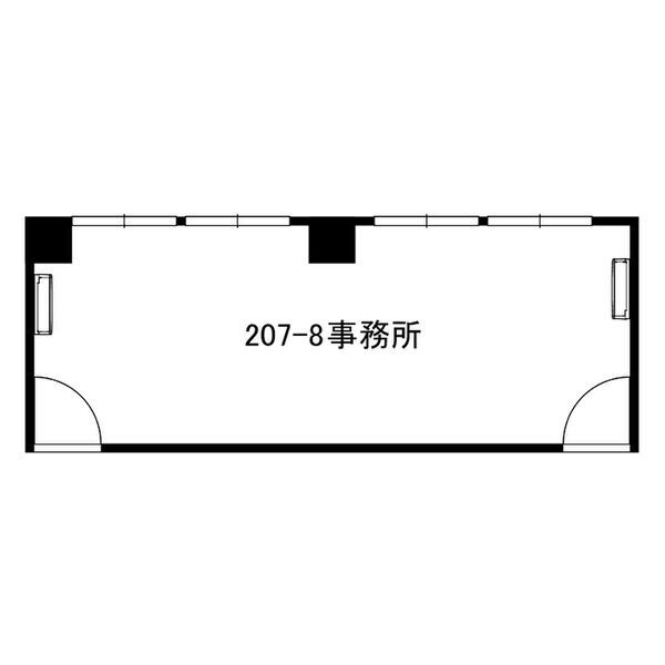 岡田ビル2階の間取り