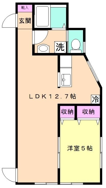 チャルテ茗荷谷 の間取り|間取りです。