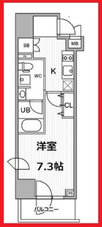 【間取り】 | ステージファースト浅草橋Ⅱ