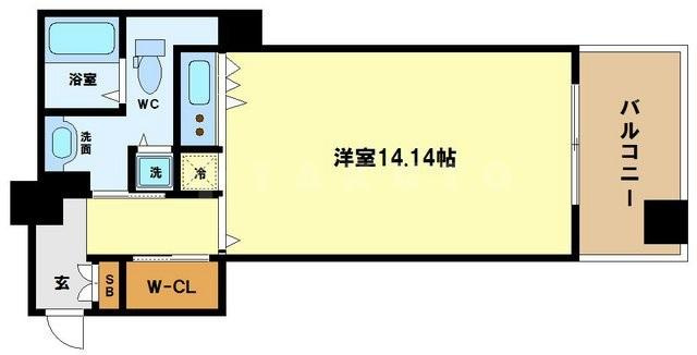 ザ・タワー大阪レジデンスの間取り|ザ・タワー大阪レジデンス　広々とした使い勝手の良い間取り