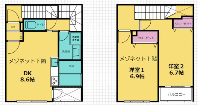 ラ・フォルトゥーナの間取り