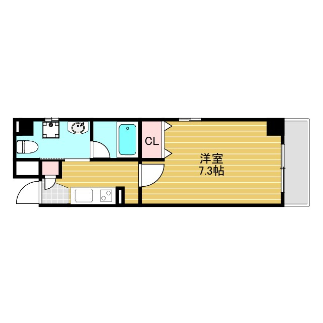 セレブコート豊新の間取り
