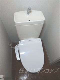 広島市安佐南区古市４丁目のアパートのトイレ|温水洗浄便座