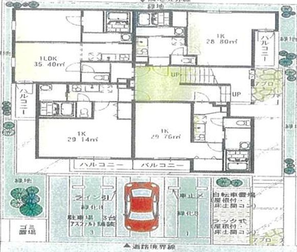 【間取り】 | フジパレス堺浅香