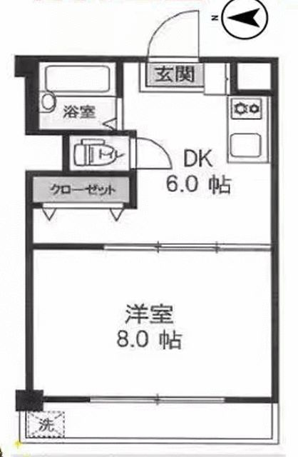 コーポ小石川の間取り
