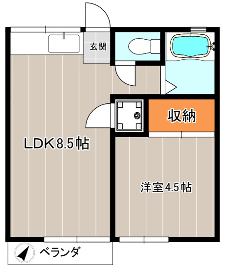 【間取り】 | 小貫ハイツ