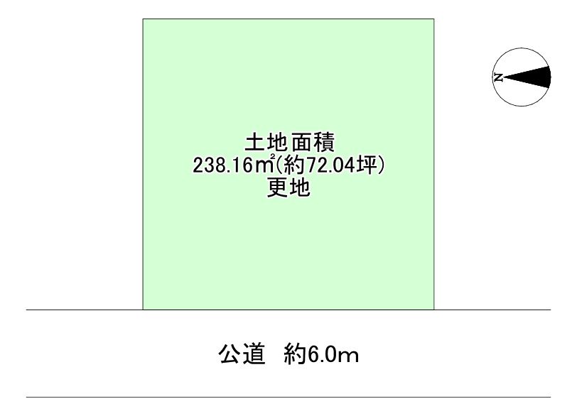 大津市南郷2丁目の土地図