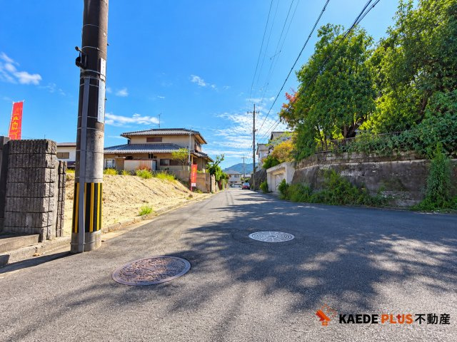 大津市南郷2丁目の前面道路含む現地写真