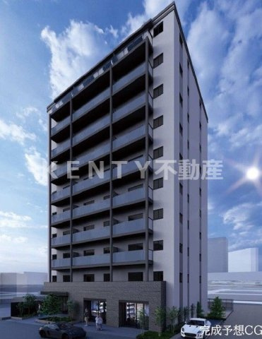 【外観パース】 | Ｇｒａｎｄ　Ｍａｒｋ　Ｒｅｓｉｄｅｎｃｅ大森 | 外観パースです