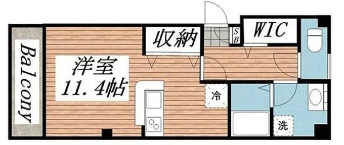 ＴｒｅｅＤｅｎ馬橋Ⅰの間取り|間取りです。