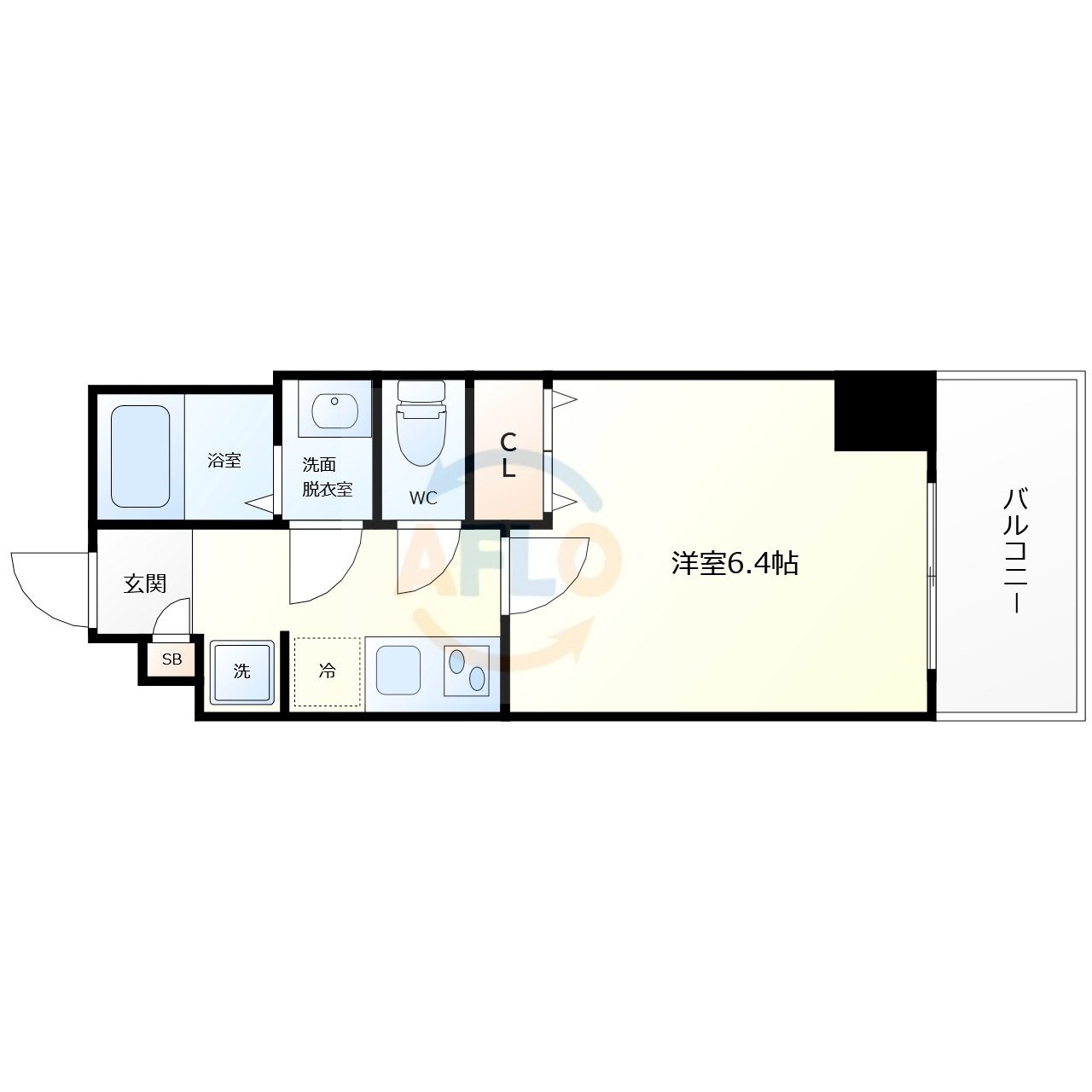 ArtizA南船場の間取り|ArtizA南船場　間取り