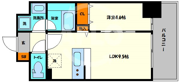 Fuku島之内の間取り|Fuku島之内（フク島之内）　間取り