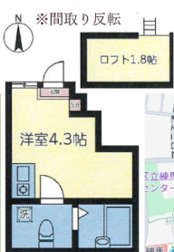 リージェンシー練馬A棟 Aの間取り