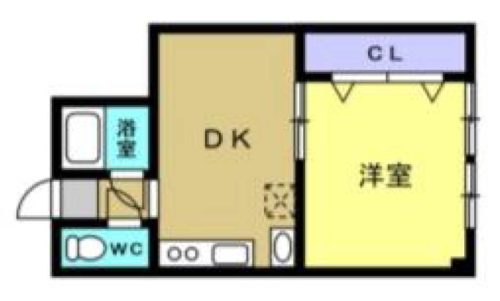 コーポ豊崎の間取り
