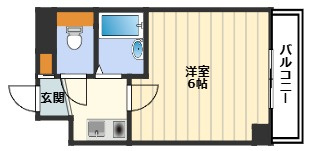 ピュアコート天神橋の間取り|お部屋の構造になります