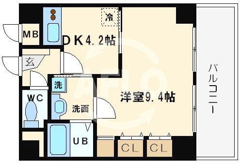 WillDo堺筋本町の間取り|WillDo堺筋本町(ウィルドゥサカイスジホンマチ)　間取り