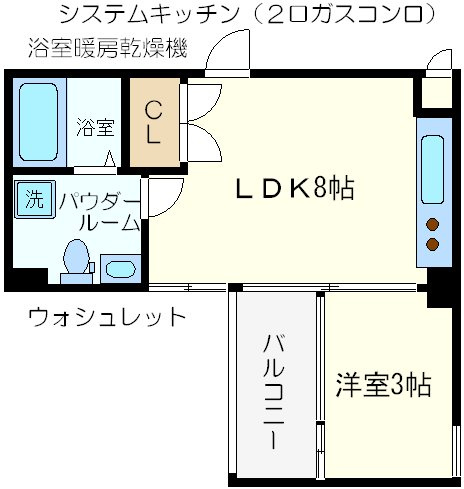 アドバンス心斎橋NEXTUREの間取り|アドバンス心斎橋ネクスチャー　間取り