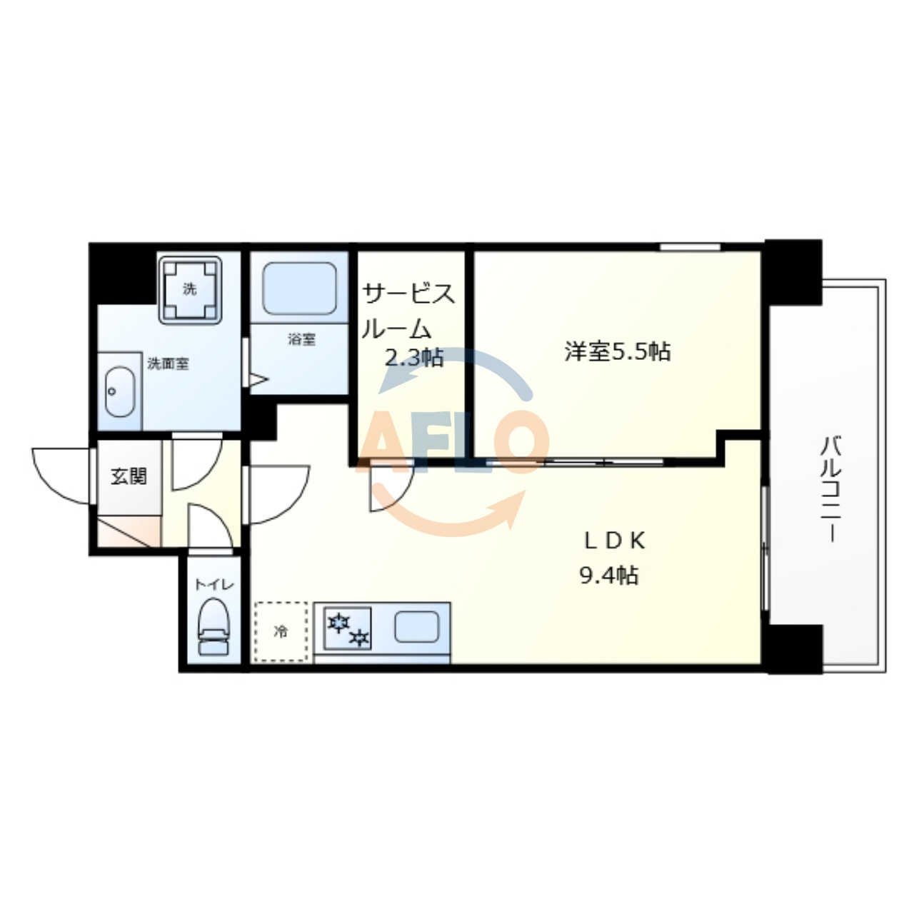 パークス堺筋本町の間取り|パークス堺筋本町　間取り