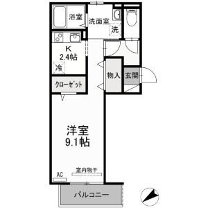 エルカーサ門司駅前の間取り
