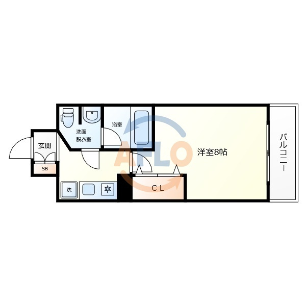 ODESSA松屋町の間取り|ODESSA松屋町　間取り
