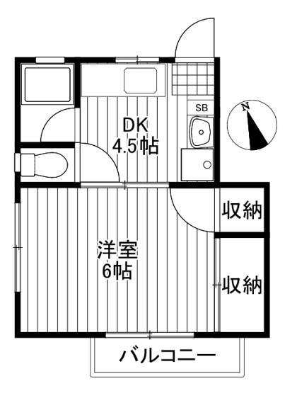 【間取り】 | ハイツ中和泉