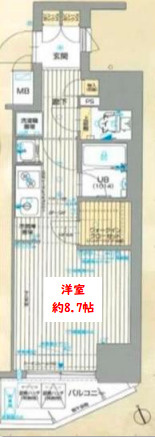 【間取り】 | アスヴェル神戸元町海岸通