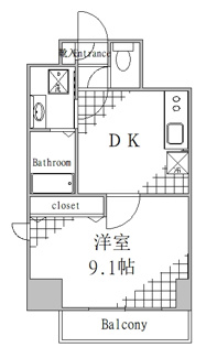 【間取り】 | ベルジェ東陽町