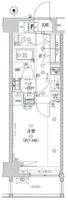 ＧＥＮＯＶＩＡ板橋　ｗｅｓｔ　ｇｒｅｅｎ　ｖｅｉｌの間取り