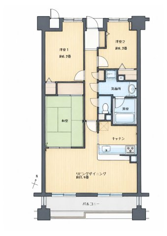 【間取り】 | 愛甲石田駅９分 | 異なる場合は現況優先といたします。