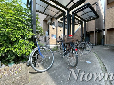 【その他共用部分】 | コーポなずな | 駐輪場です。