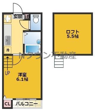 【間取り】 | コーポなずな | 間取りです。