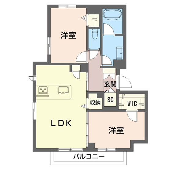 【間取り】 | ラ・コリーナ中山ウエスト【SHM】