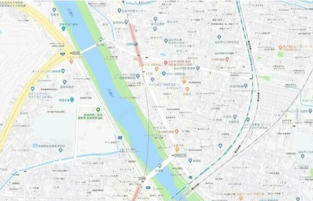 アスコット河原町駅前の地図