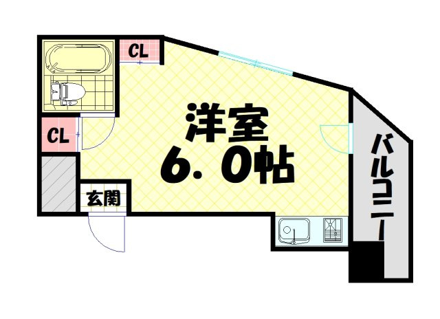 【間取り】 | ラフォーレ新今宮