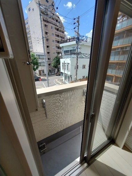 スカイヒル新栄のバルコニー