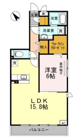 Ｄ－ｒｏｏｍ上馬の間取り