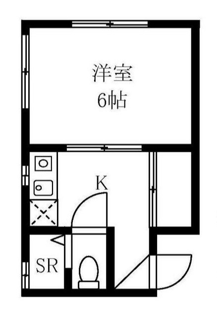 ハイム木村の間取り|間取りです。