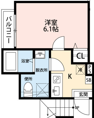 エクセラン高松の間取り