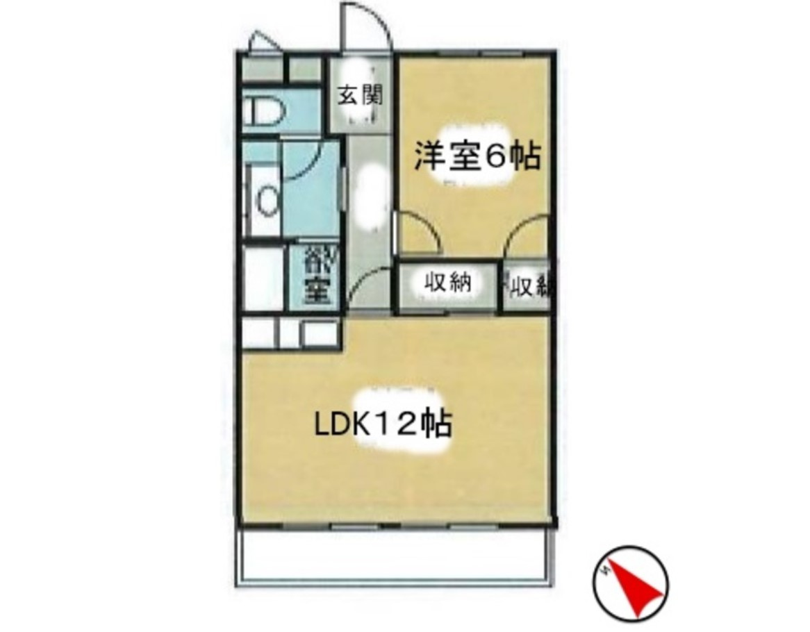 NKマンション第2の間取り