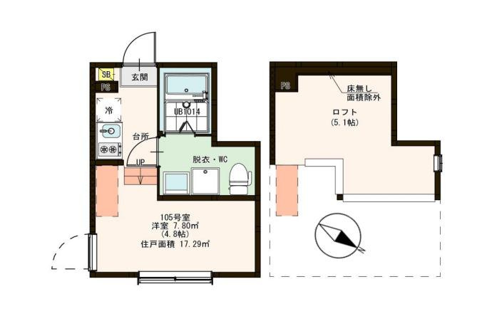 葛飾区金町３丁目のアパートの間取り