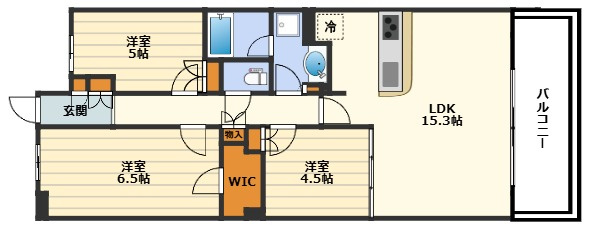 S-FORT大阪同心の間取り