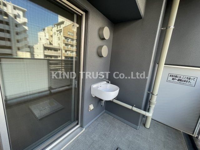 S-FORT大阪同心のバルコニー|落ち着いた時間を過ごせるバルコニーです
