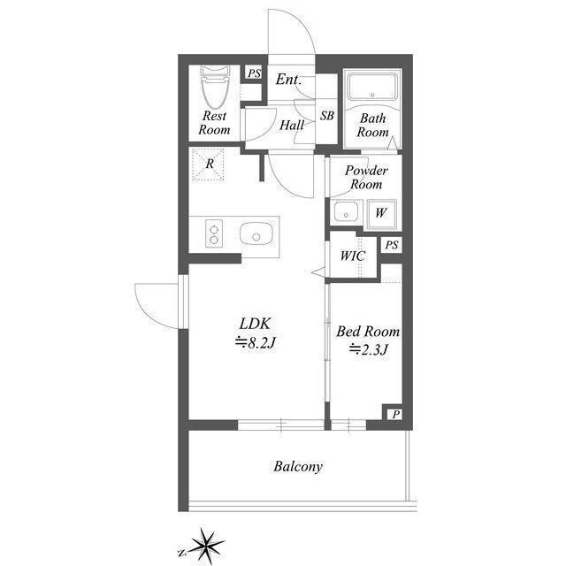 ブランシエスタ用賀の間取り