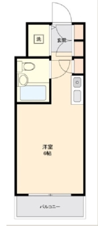 エルハイツ成増Ｗ棟の間取り|間取りです。