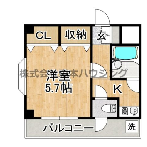 【間取り】 | 　ヒカリハイツ