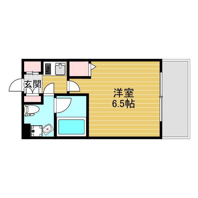 アスール江坂3rdの間取り