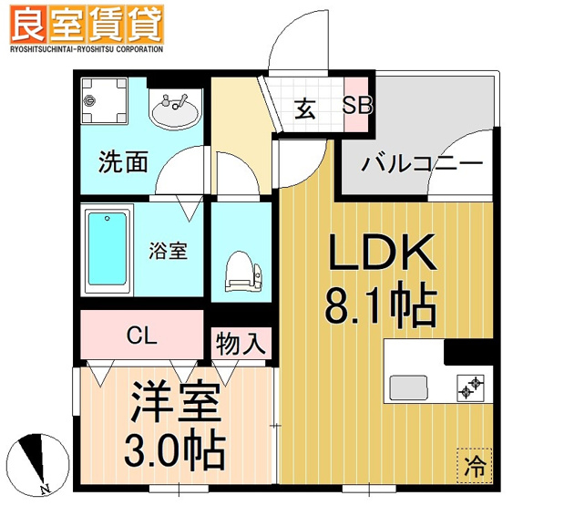 【間取り】 | Anecis 橘
