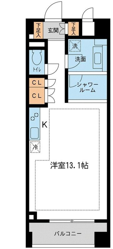 ＮＴＰＲレジデンス鷹番の間取り