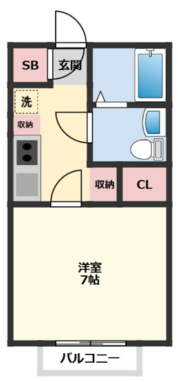 【間取り】 | レトアＶ－２９ | 間取り