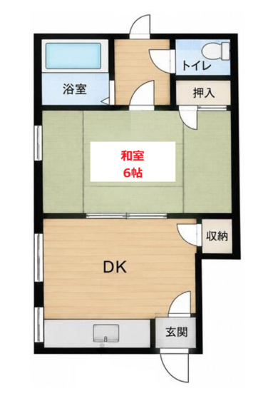【間取り】 | 稲垣荘 | お部屋の間取りです。